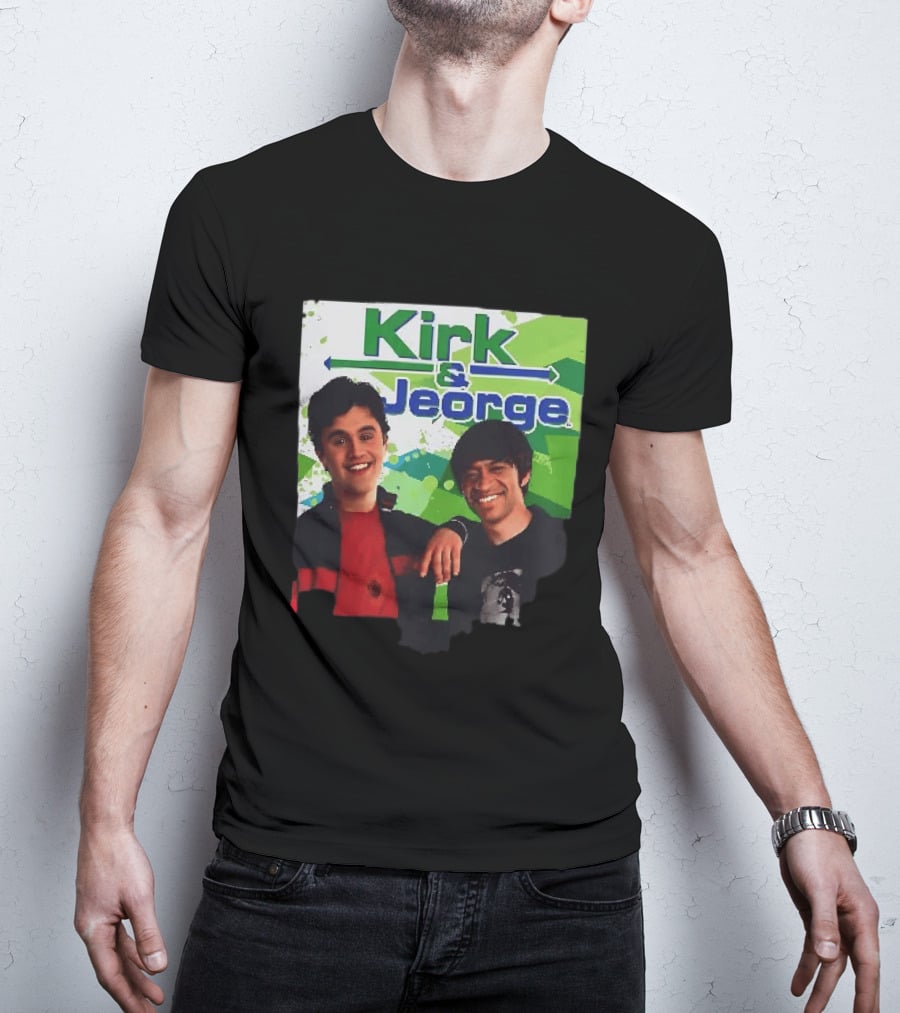 Kirk & Jeorge Drake & Josh TV Show Inspired Green T-Shirt