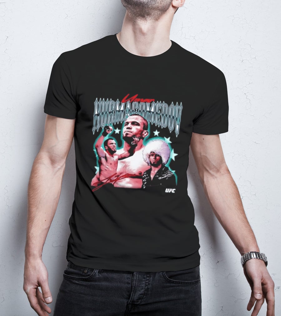 Umar Nurmagomedov UFC Trio Stars Signature T-Shirt