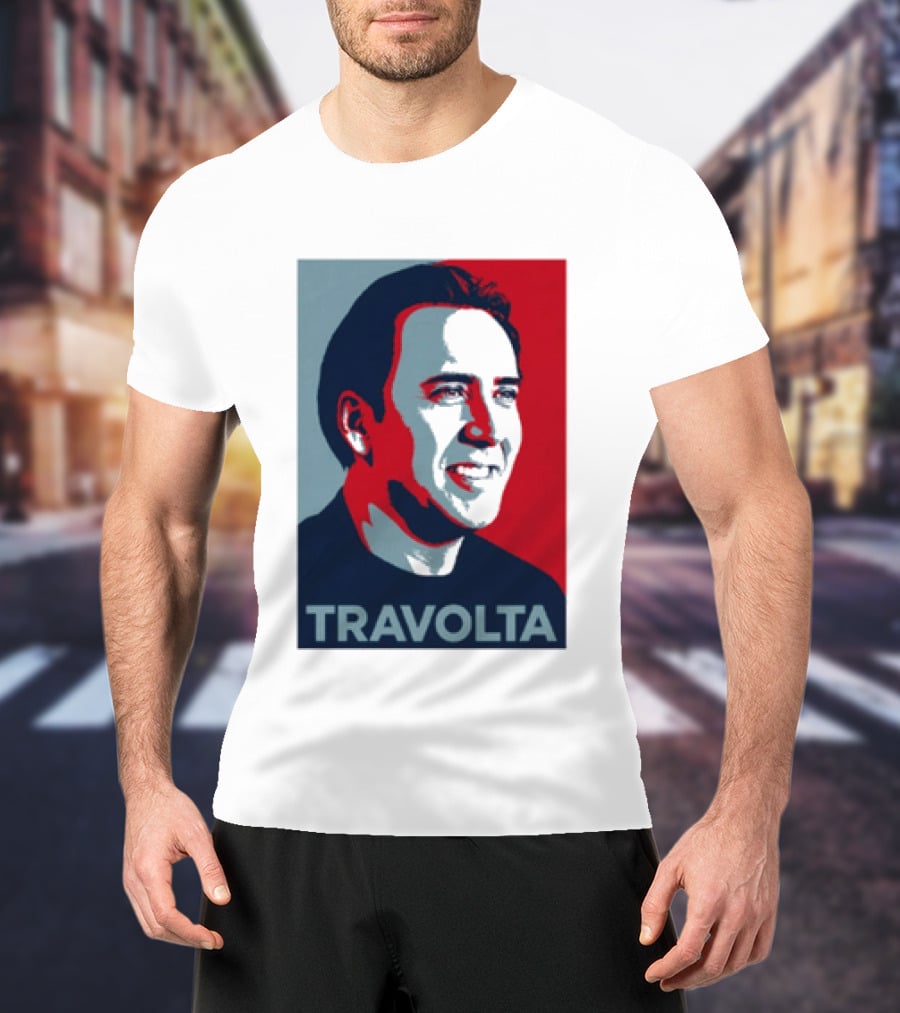 Nicolas Cage Travolta Hope Face Off Image T-Shirt