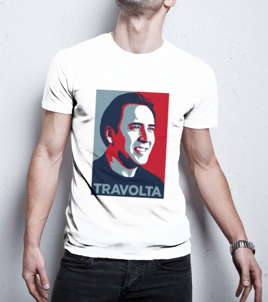 Nicolas Cage Travolta Hope Face Off Image T-Shirt