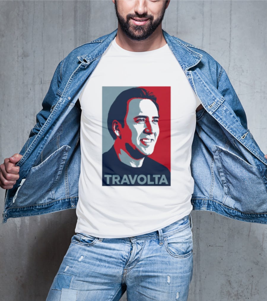 Nicolas Cage Travolta Hope Face Off Image T-Shirt