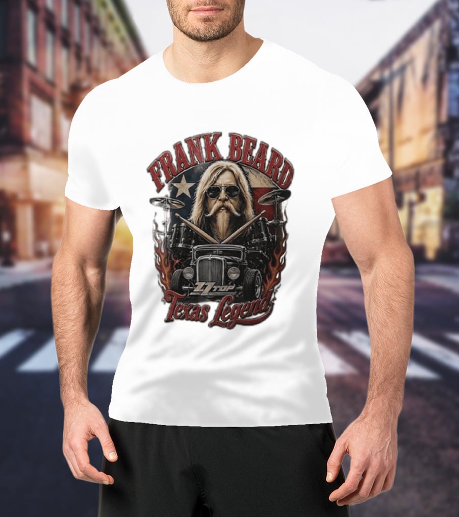 Frank Beard ZZ Top Texas Legend T-Shirt