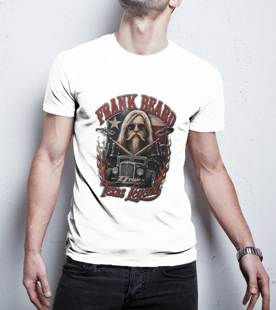Frank Beard ZZ Top Texas Legend T-Shirt