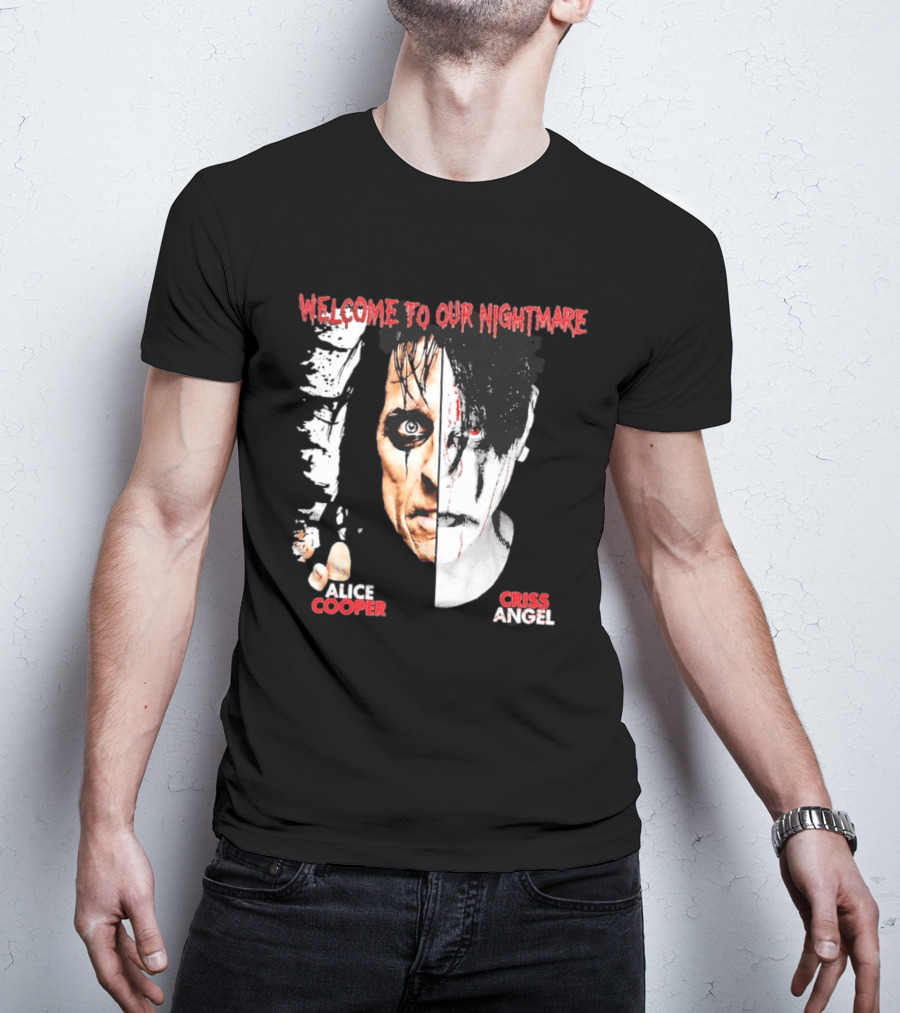 Welcome To Our Nightmare Alice Cooper Criss Angel Collaboration T-Shirt