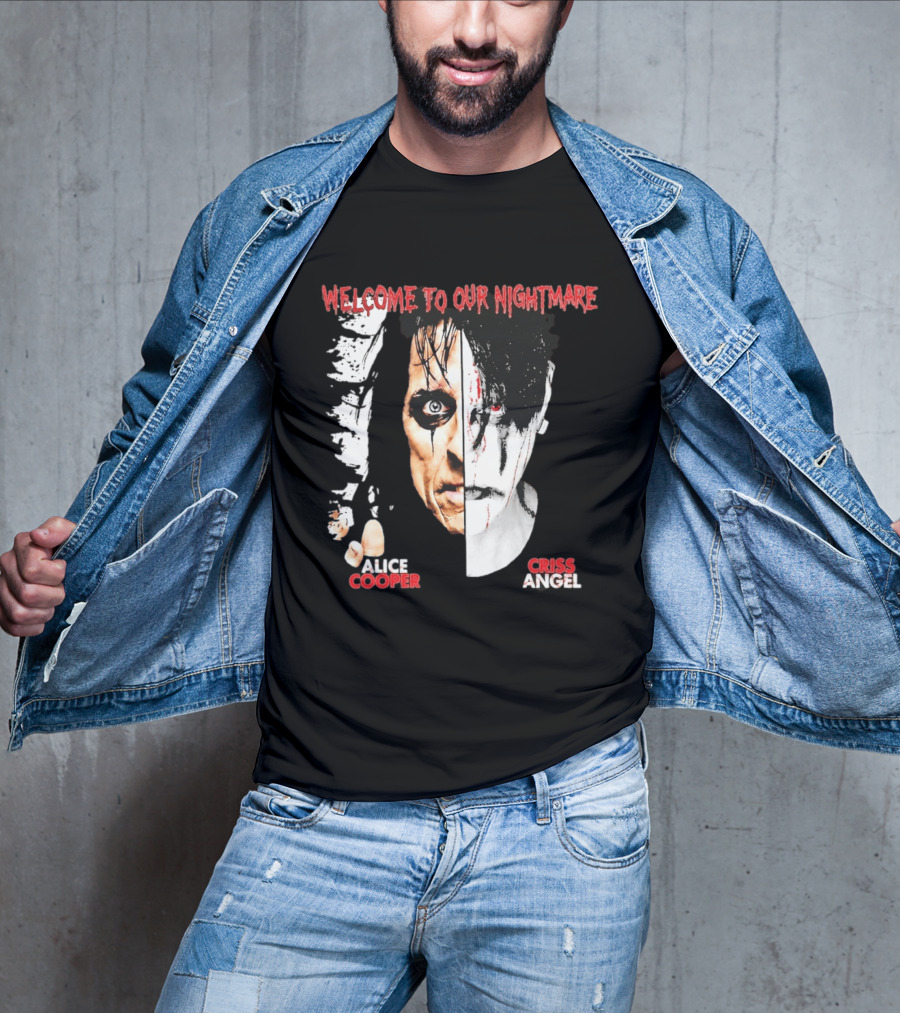 Welcome To Our Nightmare Alice Cooper Criss Angel Collaboration T-Shirt