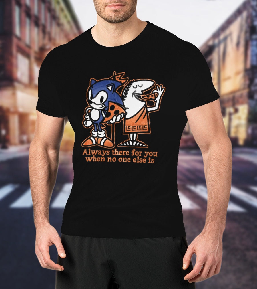 Sonic And Snoopy Always There For You When No One Else Is T-Shirt