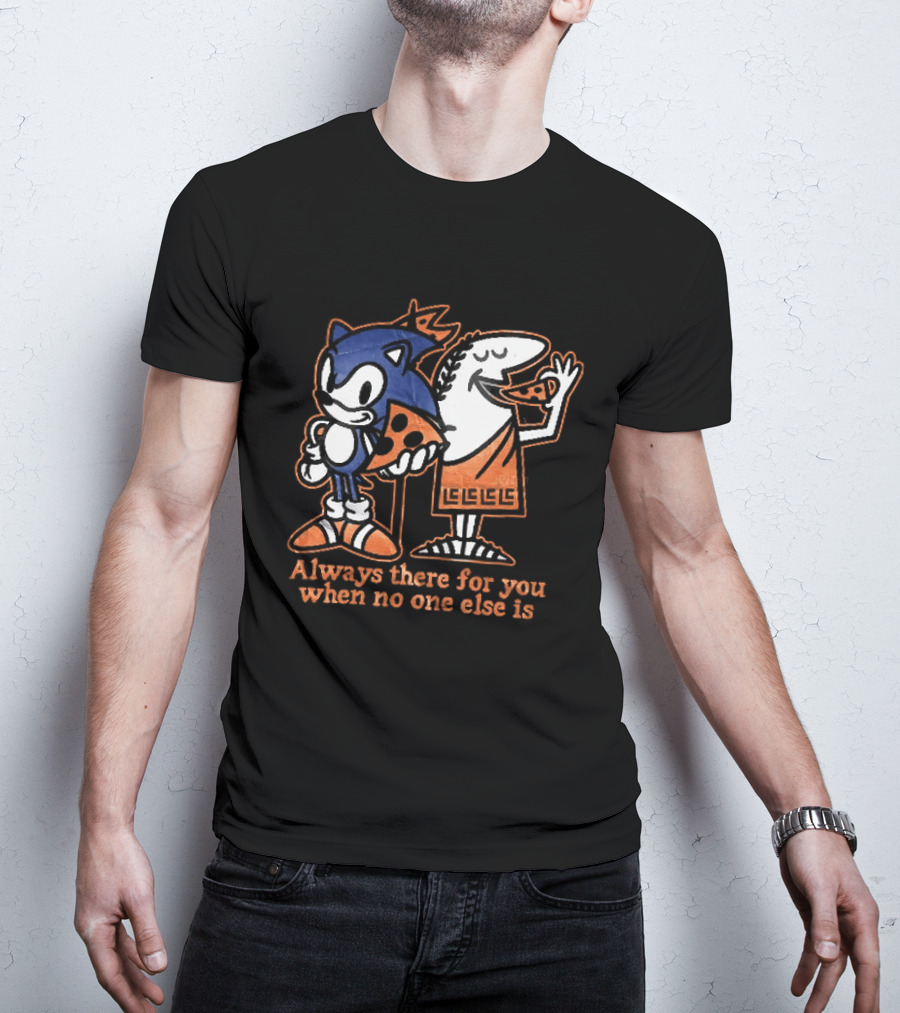 Sonic And Snoopy Always There For You When No One Else Is T-Shirt