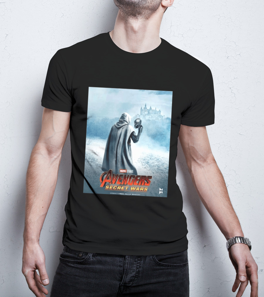 Marvel Studios Avengers Secret Wars Doctor Doom Hooded Villain Castle T-Shirt