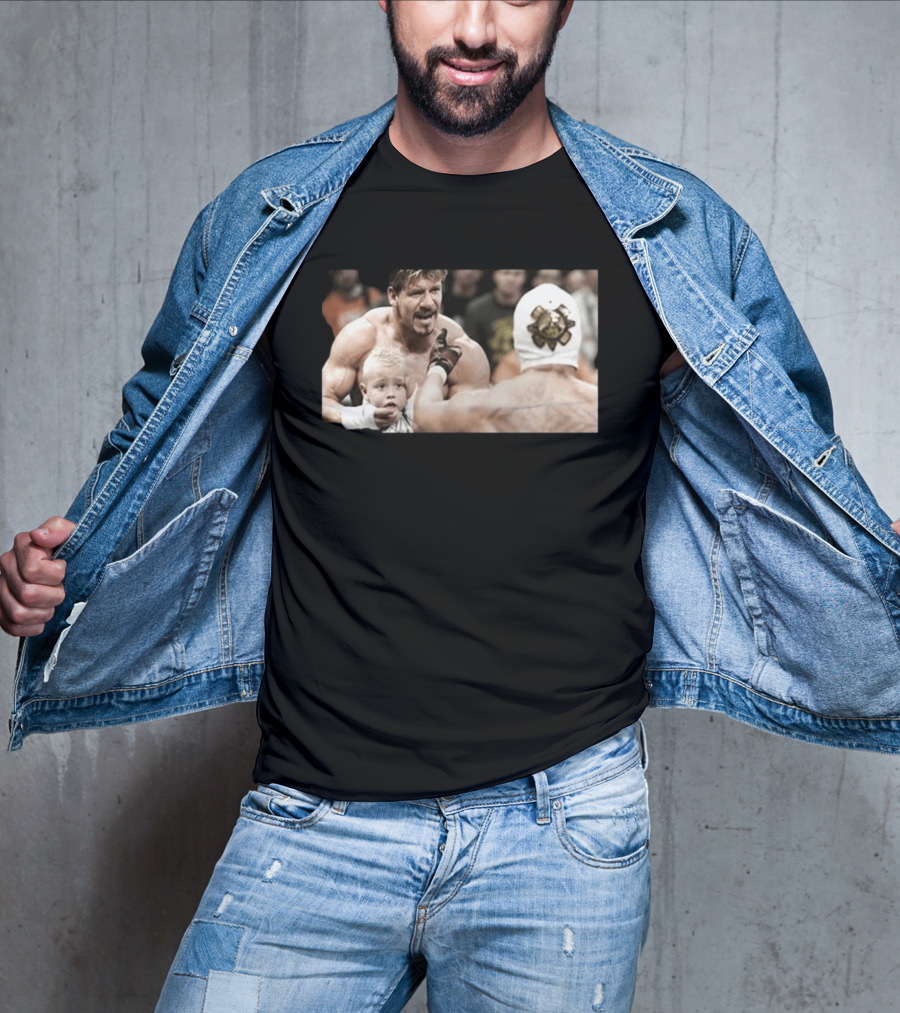 Bad Bunny Southern Tackle Apple Vintage Wrestling Match Iconic WWE Scene T-Shirt
