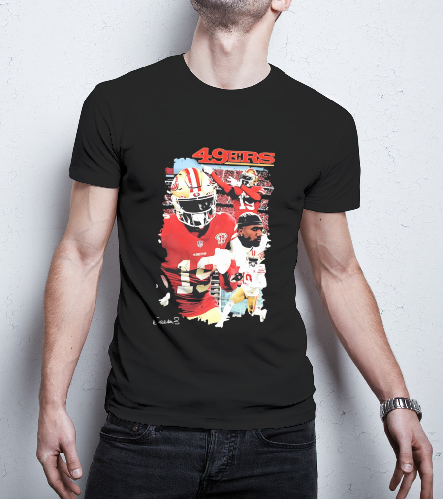 San Francisco 49ers Deebo Samuel 19 NFL Football Collage T-Shirt