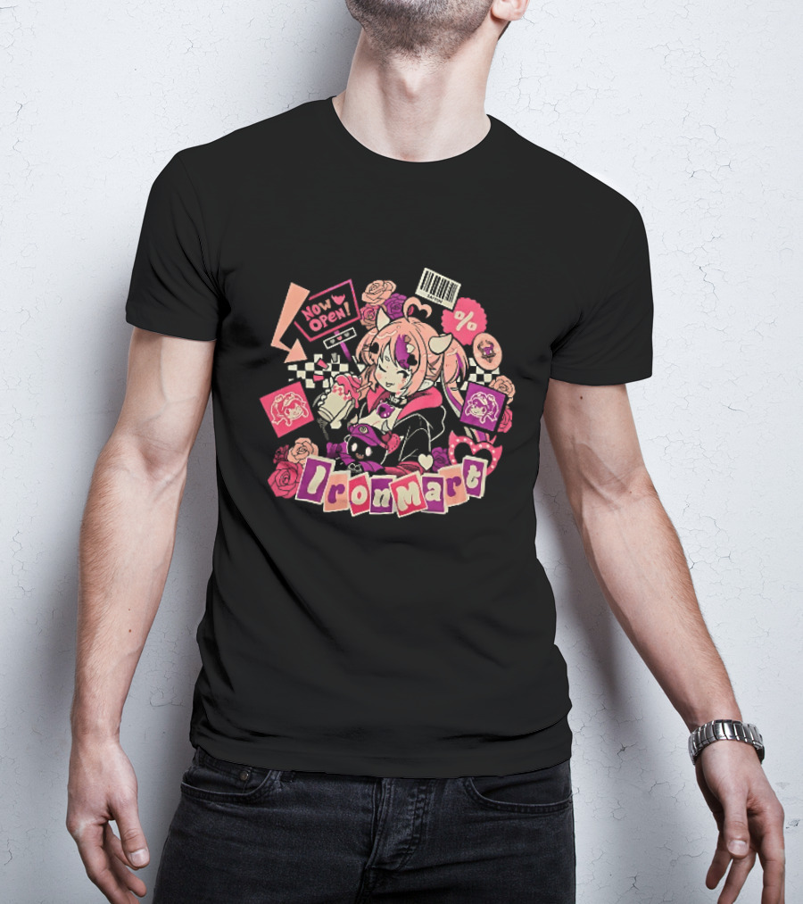 Ironmart Now Open Ironmouse Anime Girl Sale T-Shirt