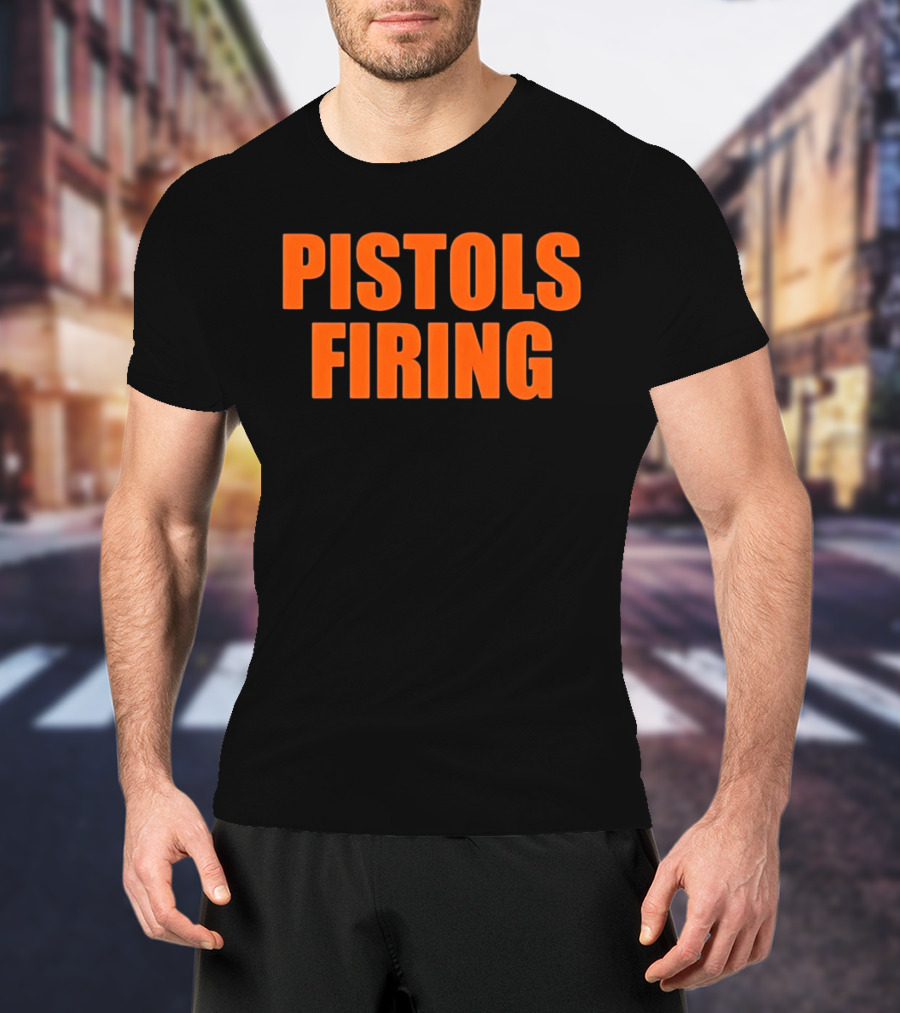 Pistols Firing Oklahoma State Cowboys T-Shirt