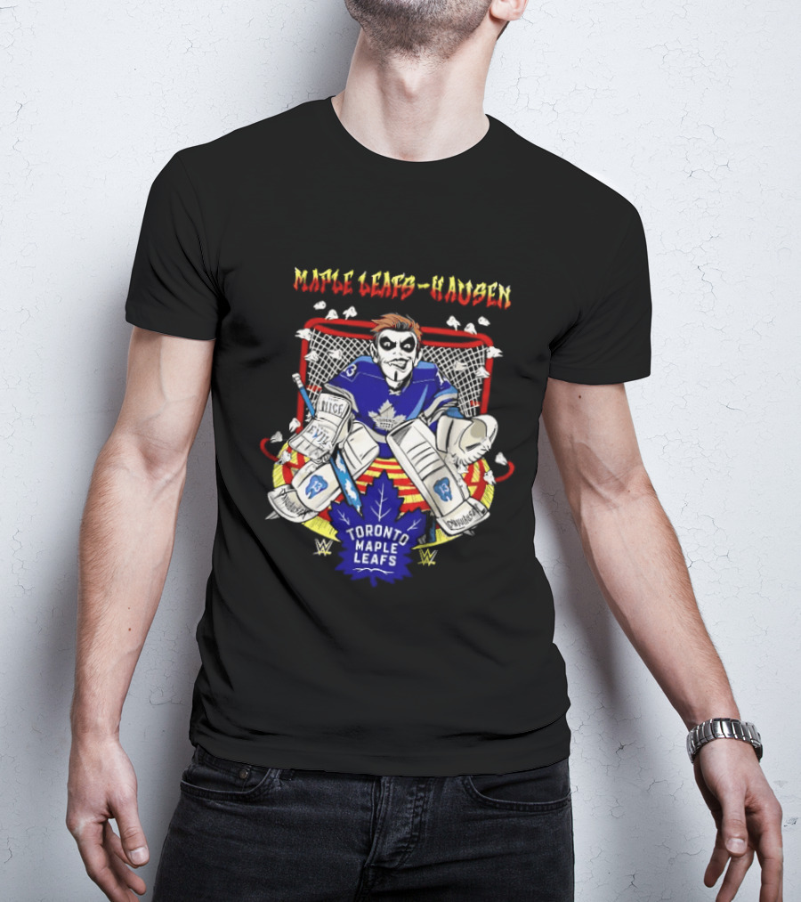 Toronto Maple Leafs Hausen Very Nice Very Evil Hockey Goalie T-Shirt