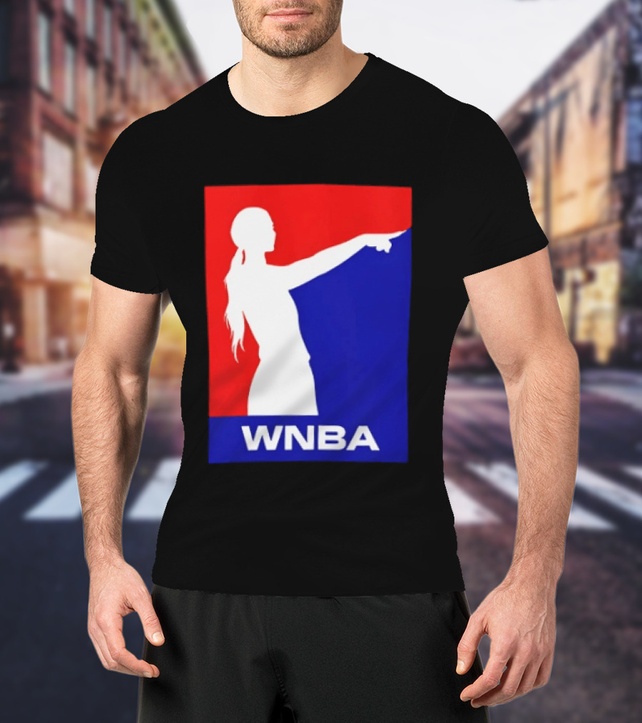 WNBA Red And Blue Sophie Cunningham Basketball T-Shirt