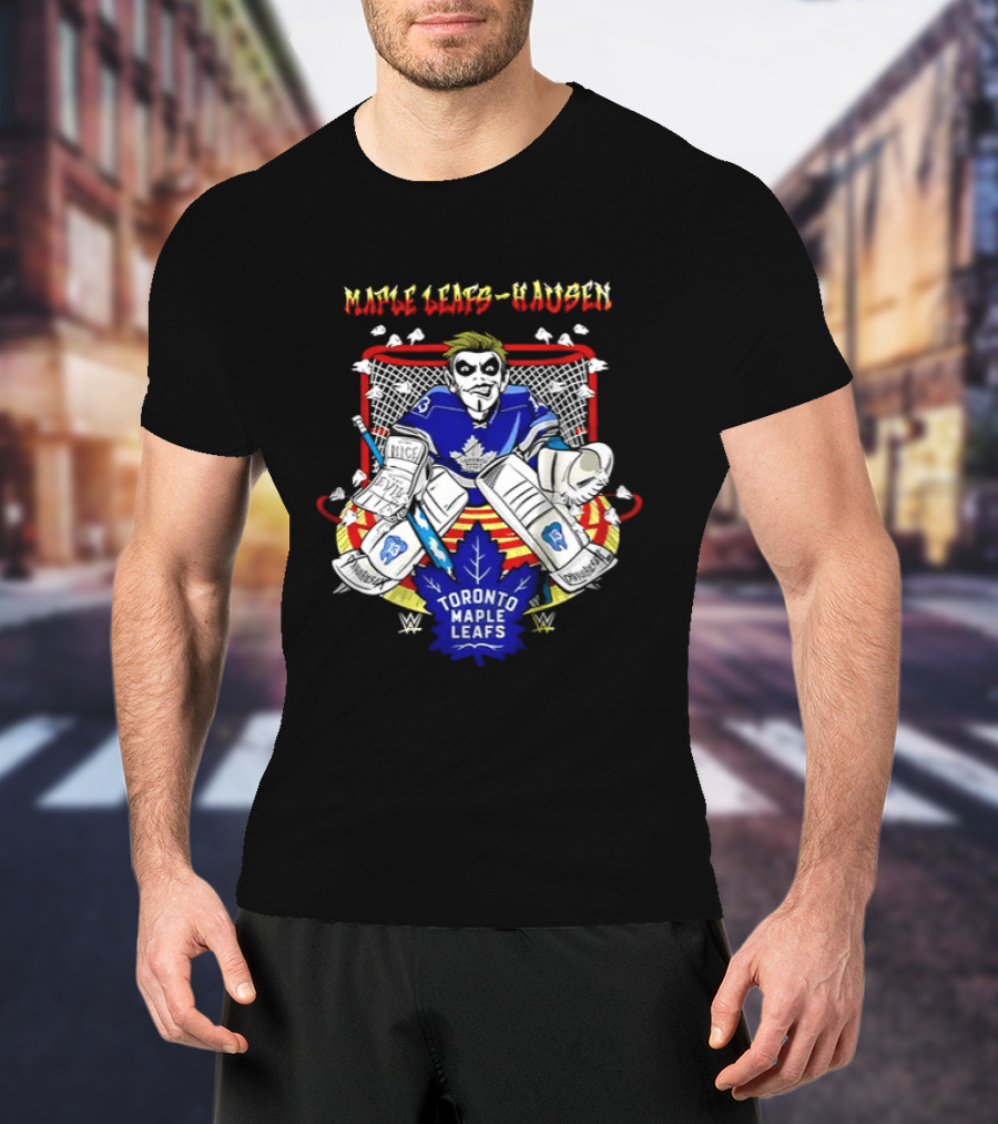 Toronto Maple Leafs Danhausen NHL Hockey WWE T-Shirt