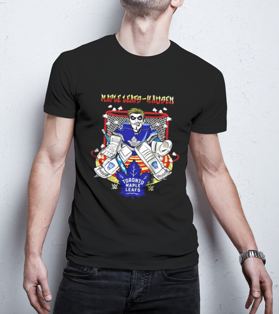 Toronto Maple Leafs Danhausen NHL Hockey WWE T-Shirt