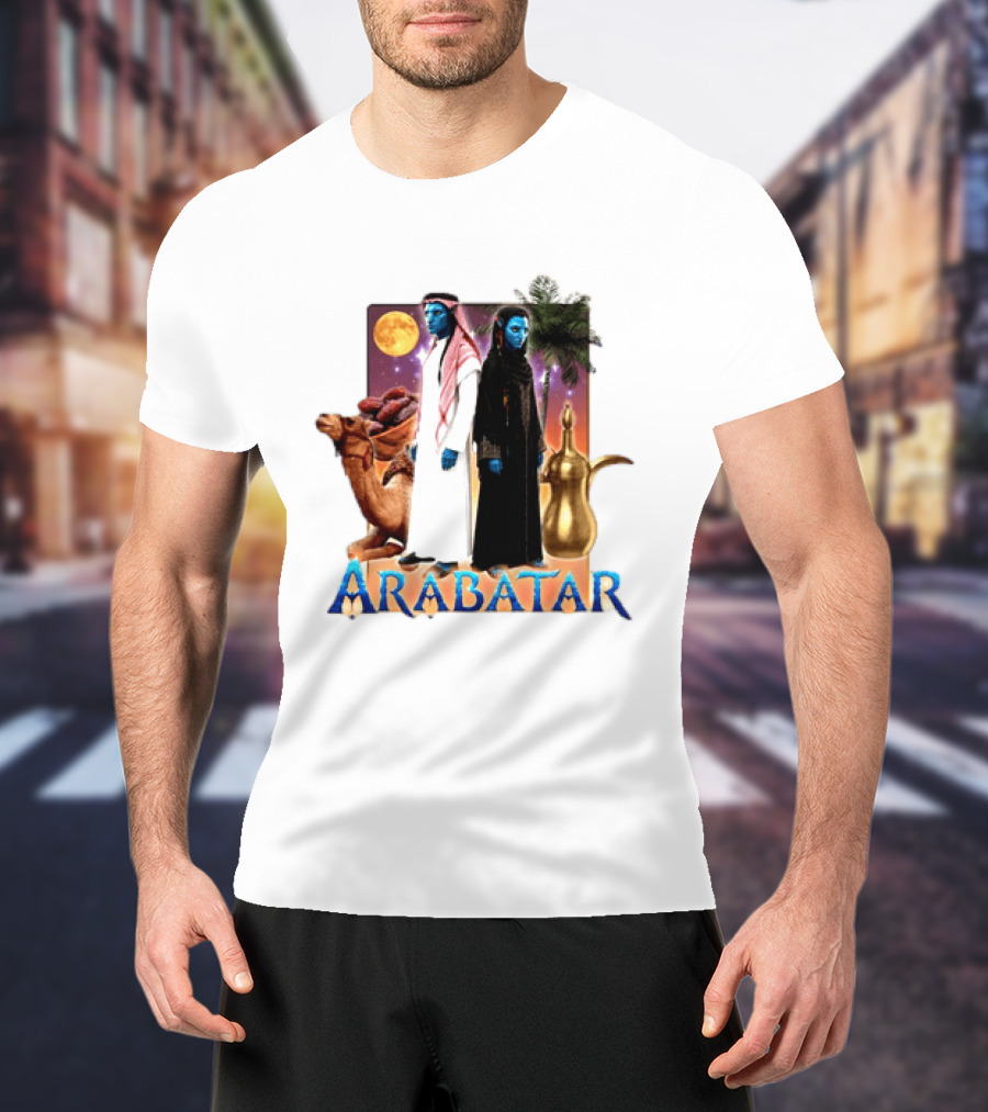 ARABATAR Fantasy Characters With Camel Dates Kettle Palm Moon T-Shirt