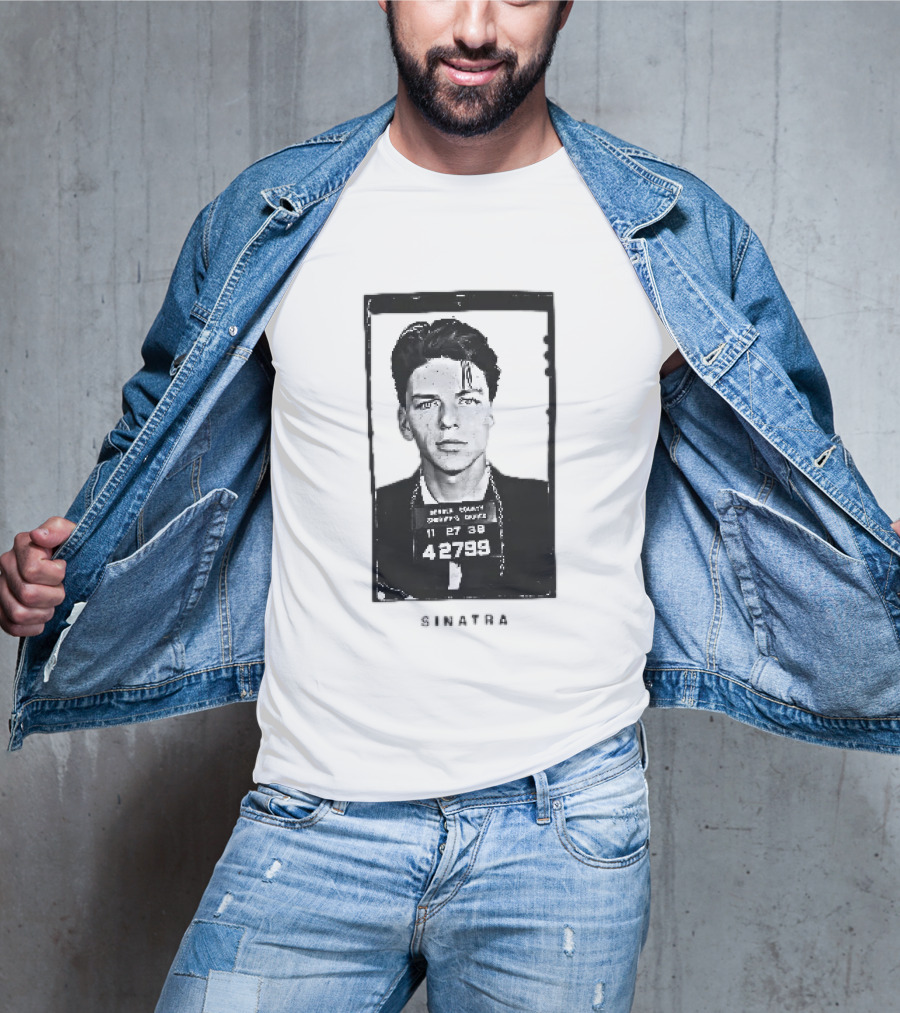 Bergen County Sheriffs Office 11 27 38 42799 Sinatra Shot T-Shirt