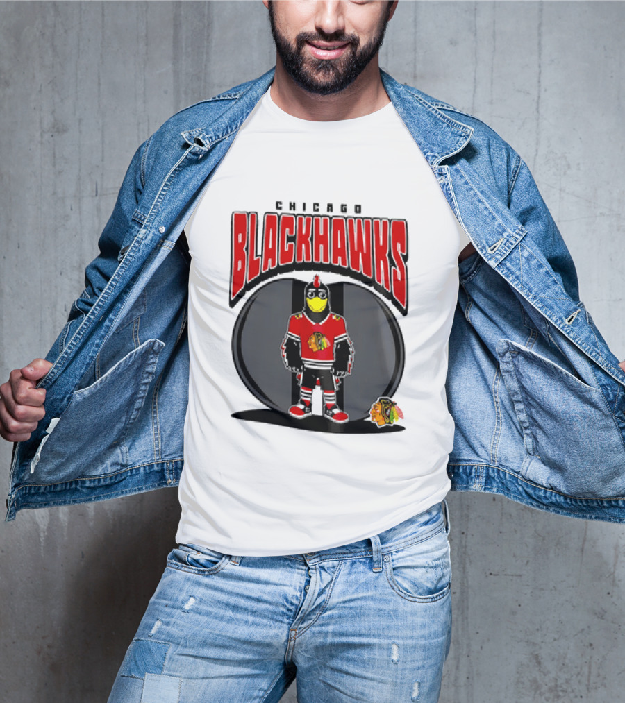 Chicago Blackhawks Mania NHL 2026 Mascot Hockey Fan Gear T-Shirt