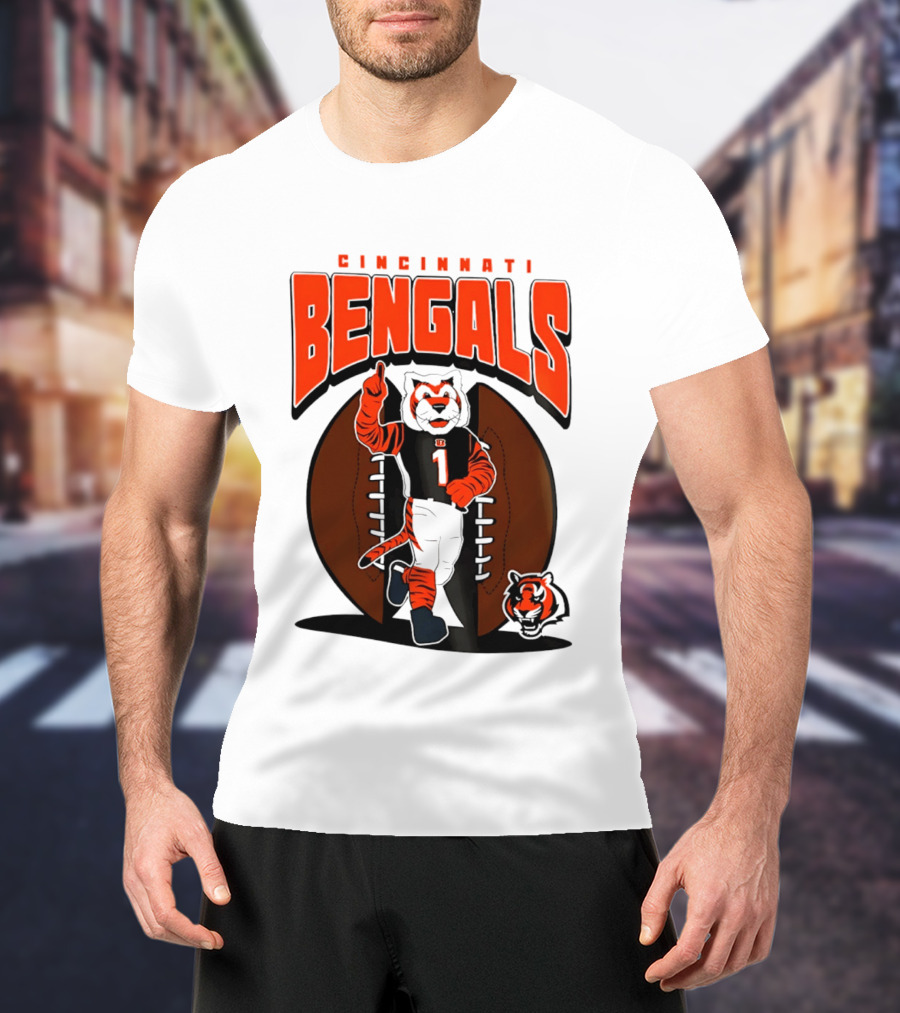 Cincinnati Bengals Tiger Mascot Football Fan Mania 2026 T-Shirt