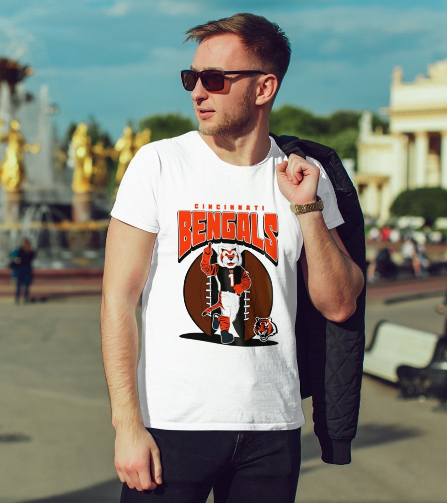 Cincinnati Bengals Tiger Mascot Football Fan Mania 2026 T-Shirt