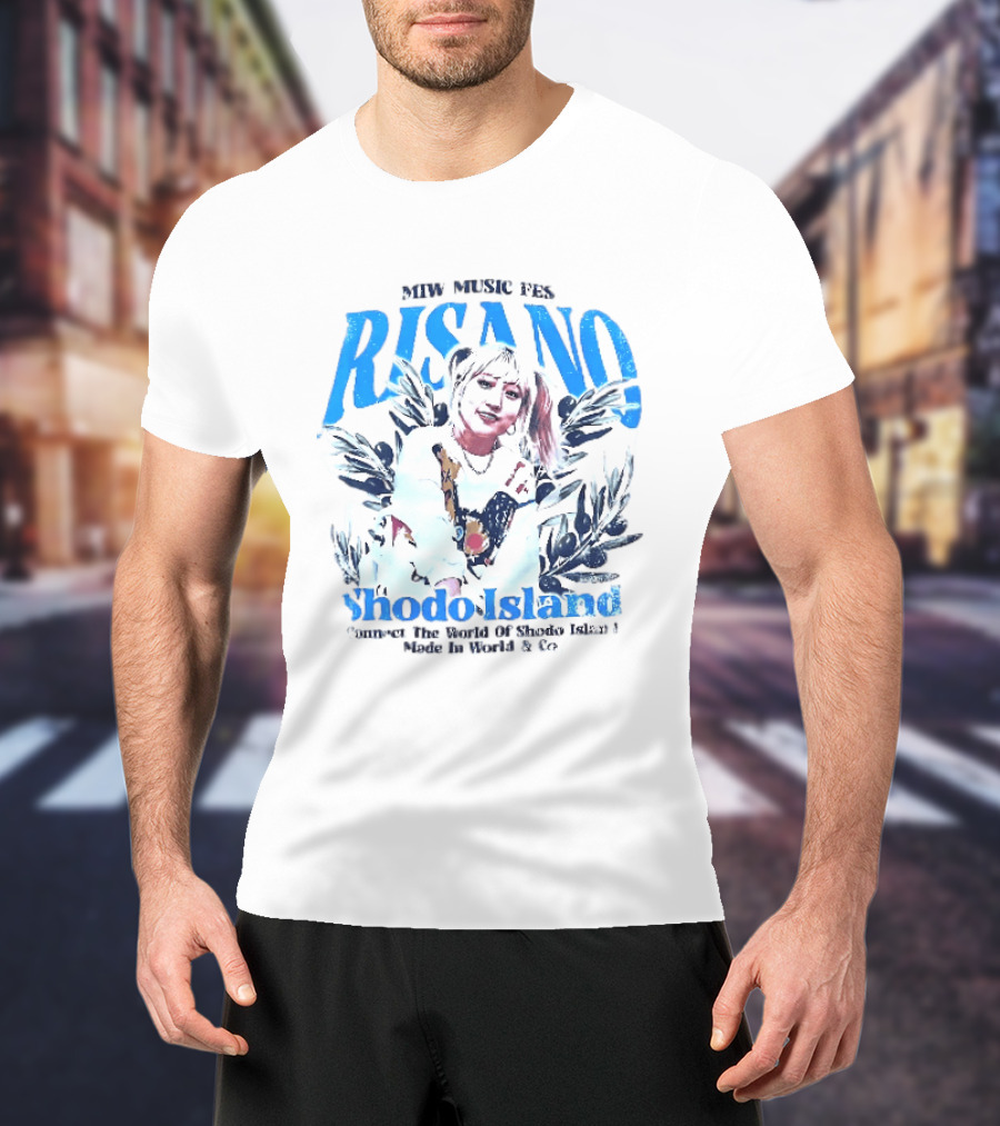 MTW Music Presents Risano Blonde Woman Pigtails Connect Shodo Island Made In World And Co T-Shirt