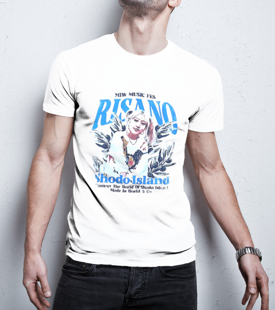 MTW Music Presents Risano Blonde Woman Pigtails Connect Shodo Island Made In World And Co T-Shirt