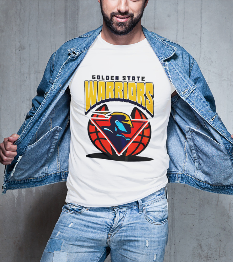 Golden State Warriors NBA 2026 Mania Retro Logo Basketball T-Shirt