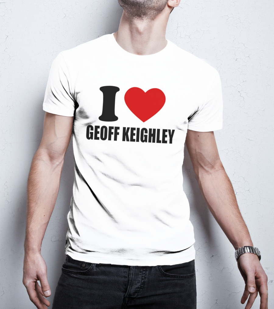 I Love Geoff Keighley Red Heart T-Shirt