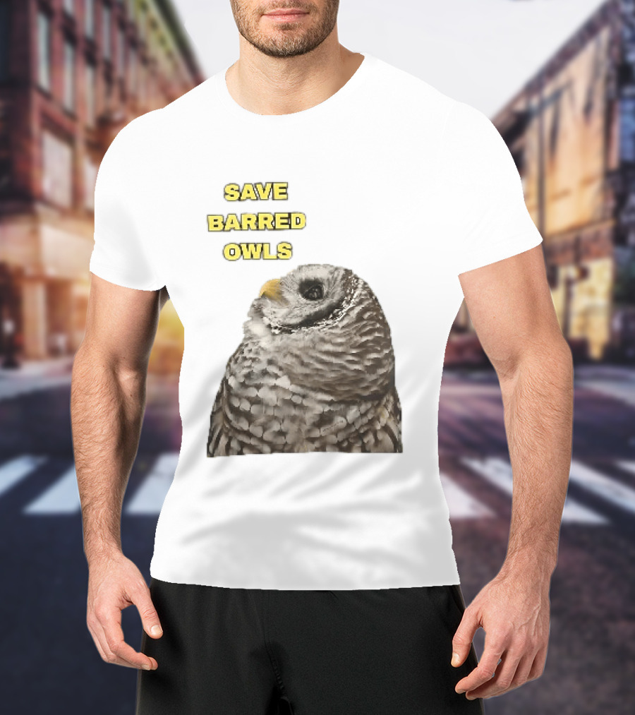 Save Barred Owls Barred Owl Conservation Appeal T-Shirt