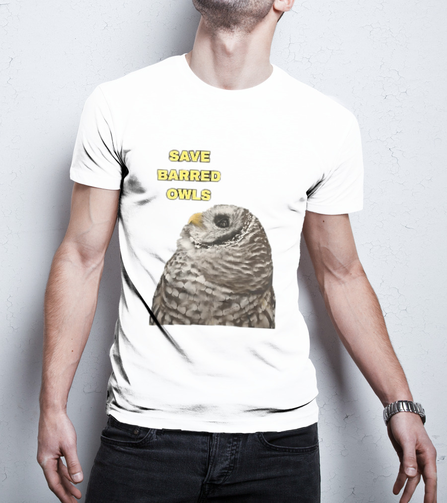 Save Barred Owls Barred Owl Conservation Appeal T-Shirt