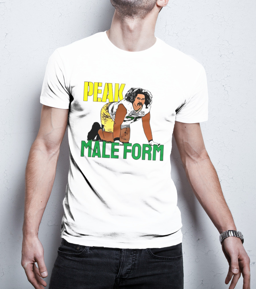 Sean Rhyan Peak Male Form Green Bay Packers Football T-Shirt