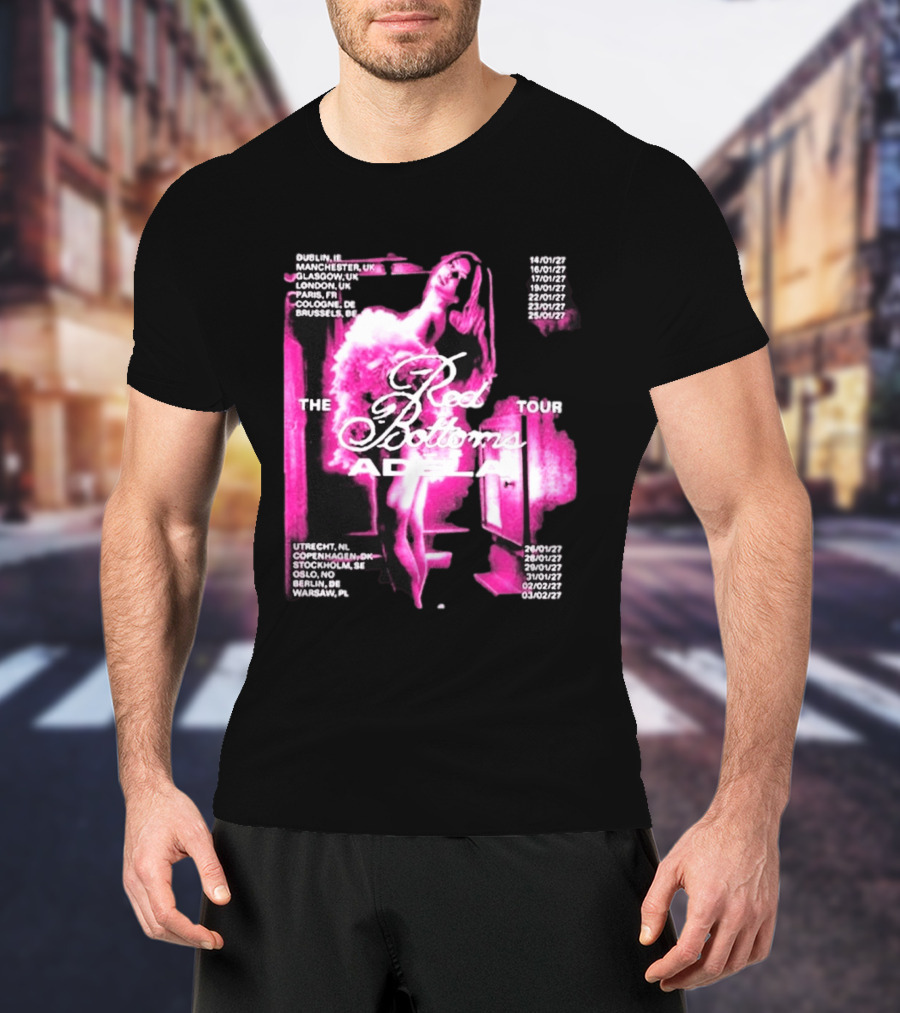 Adela Jergova The Red Bottoms Europe Tour 2026 Dates And Cities T-Shirt