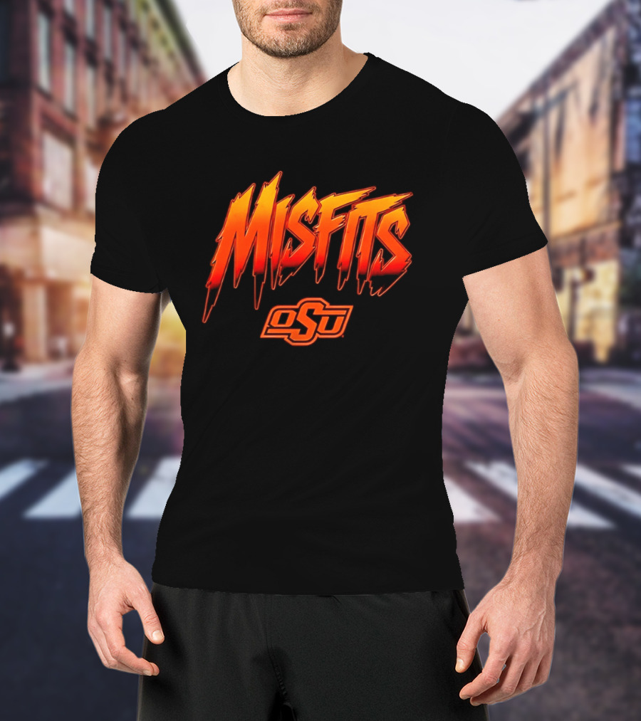 Misfits Oklahoma State Cowboys OSU T-Shirt