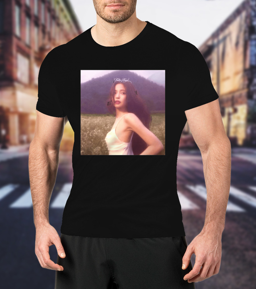 Jennie Fallen Angel EP Cover Photo Mountain Field Scene T-Shirt
