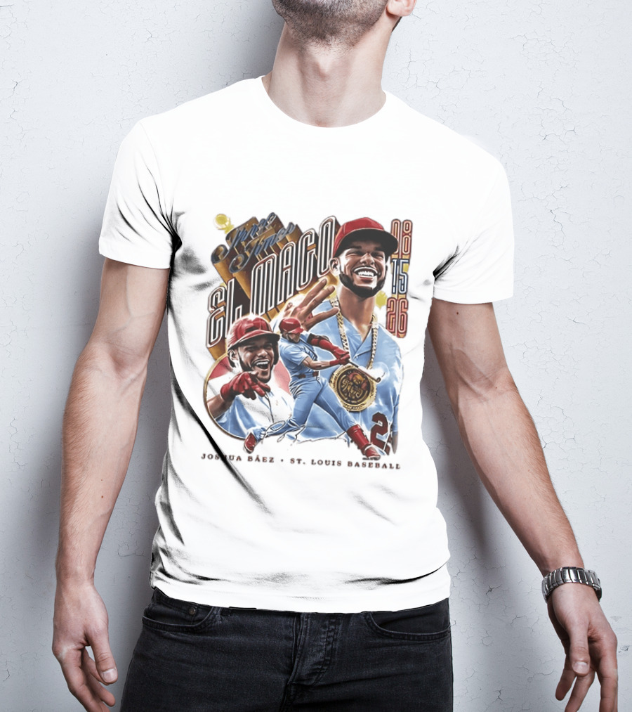 Joshua Baez El Mago 08 15 26 St Louis Baseball T-Shirt