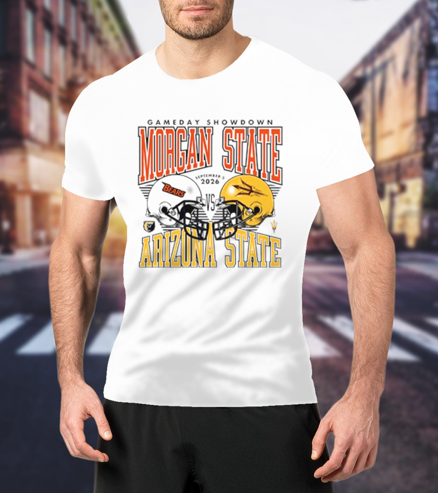 Gameday Showdown Morgan State Bears Vs Arizona State 2026 T-Shirt