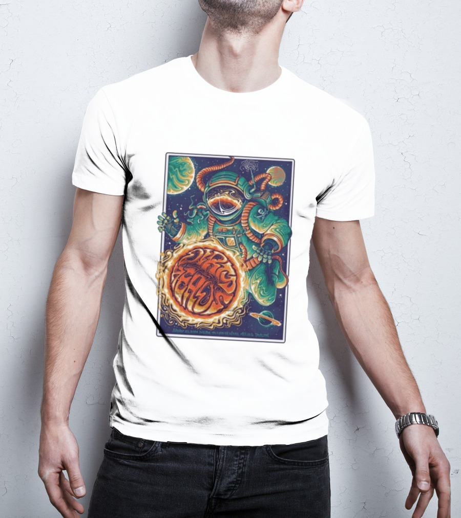 Dirty Heads Cosmic Astronaut Tour The Woodlands TX 8 23 2026 Psychedelic Space Adventure T-Shirt