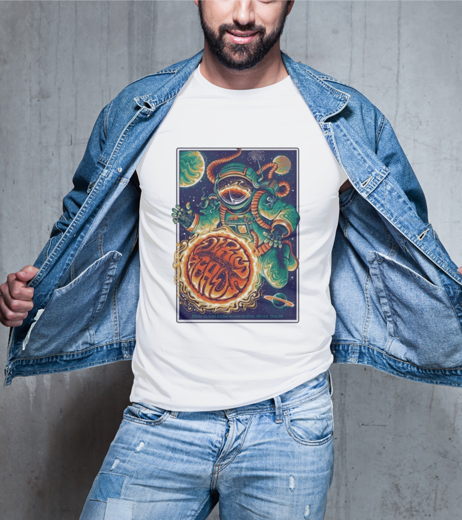 Dirty Heads Cosmic Astronaut Tour The Woodlands TX 8 23 2026 Psychedelic Space Adventure T-Shirt