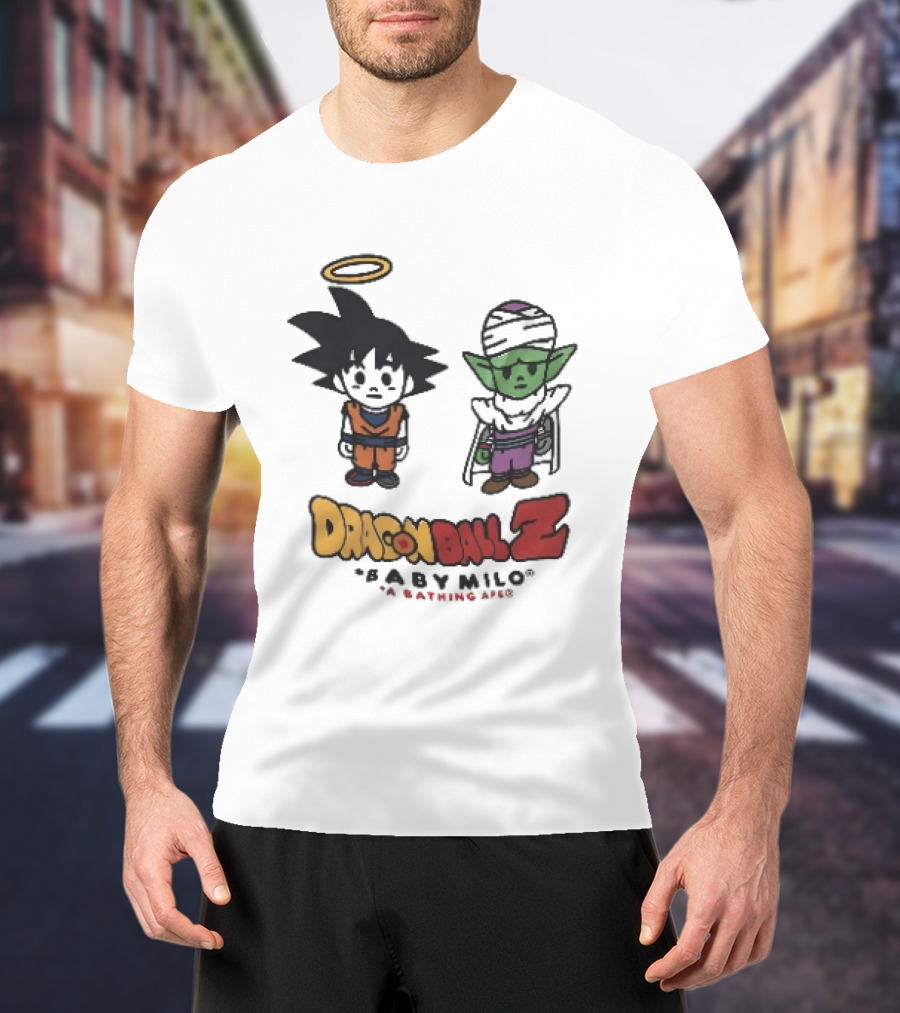 Dragon Ball Z Baby Milo Goku Piccolo Collaboration T-Shirt