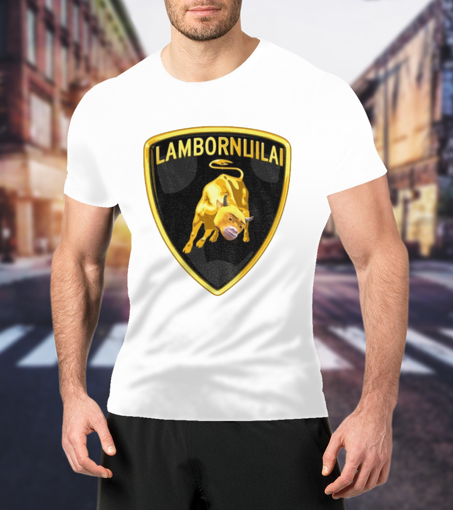 Lambornuilai Gold Bull Meme Niu Lai T-Shirt