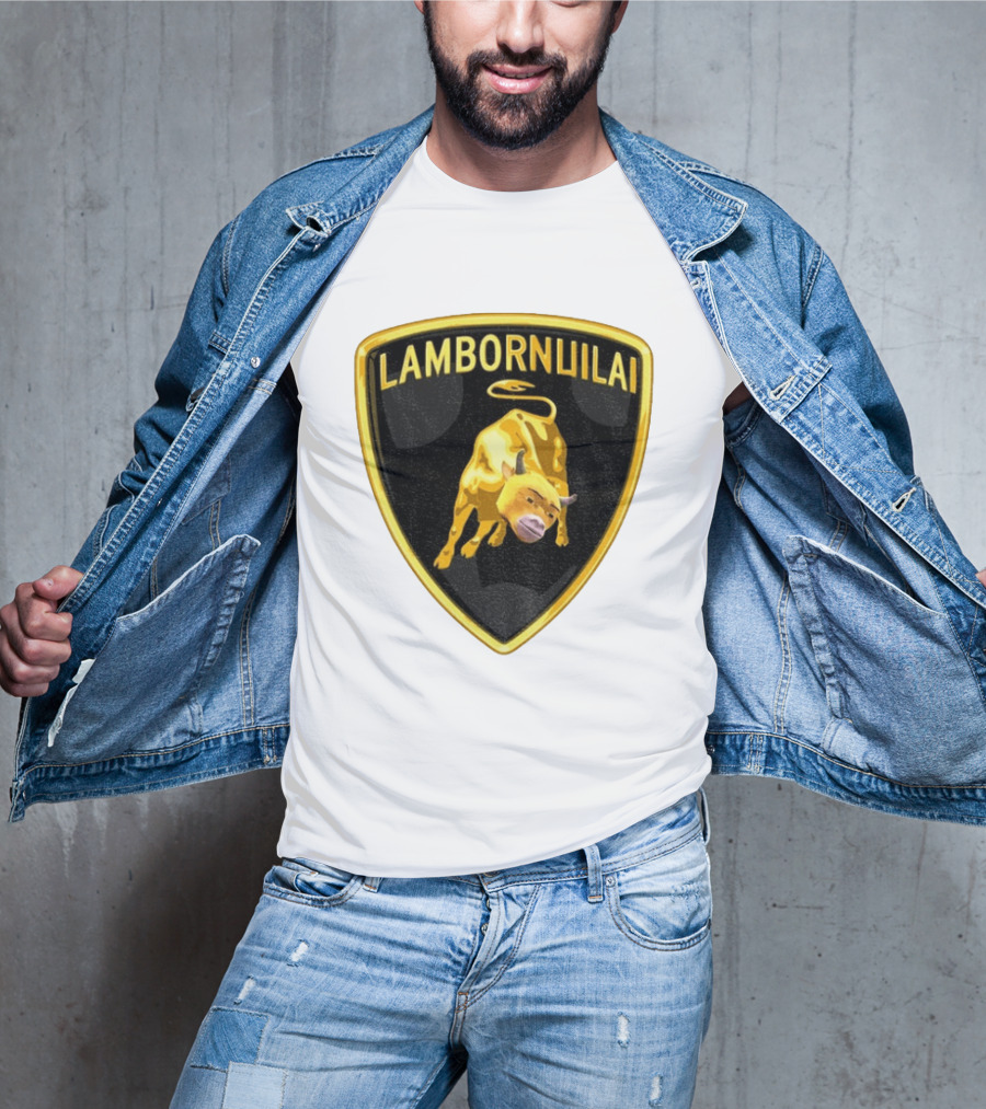 Lambornuilai Gold Bull Meme Niu Lai T-Shirt