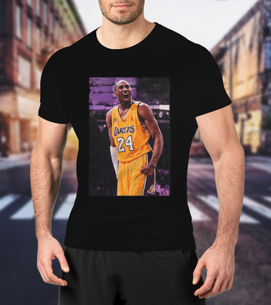 A. J. Brown Wear Mamba Kobe Bryant Lakers 24 T-Shirt
