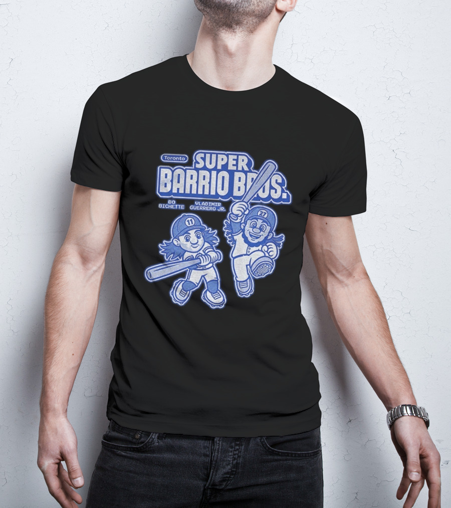 Toronto Super Barrio Bros Bo Bichette Vladimir Guerrero Jr 11 27 T-Shirt