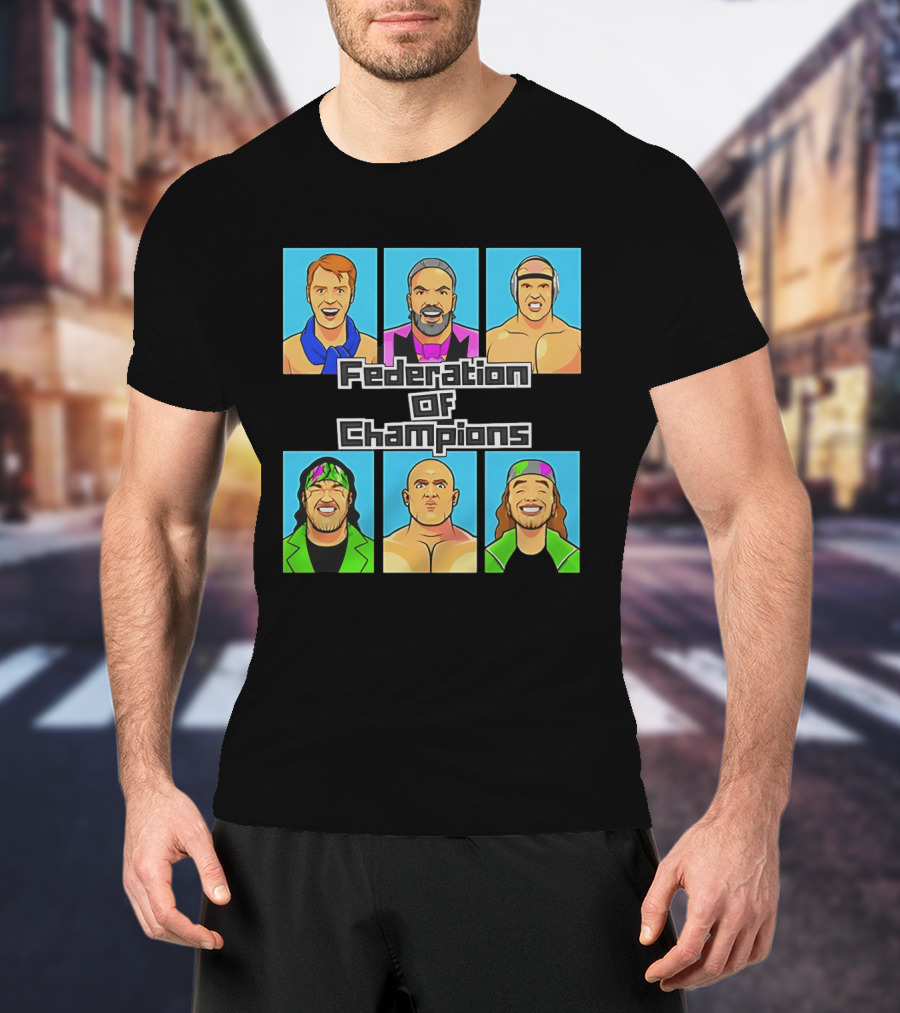 Federation Of Champions Wrestling Legends T-Shirt
