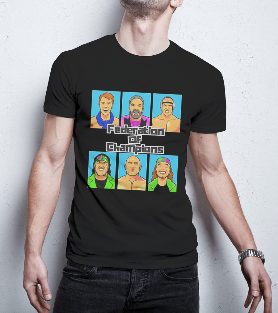 Federation Of Champions Wrestling Legends T-Shirt