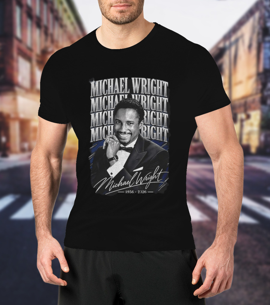 Michael Wright 1956 2026 Commemorative T-Shirt