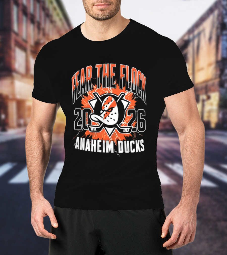 Anaheim Ducks Fear The Flock 2026 Hockey T-Shirt