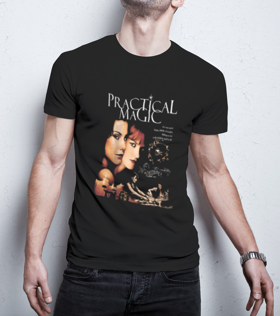 Practical Magic Movie Faces With Mystical T-Shirt