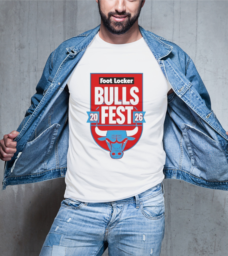 Chicago Bulls Fest 2026 Foot Locker Event T-Shirt